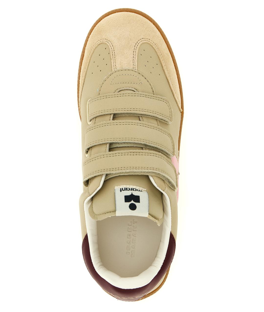 ISABEL MARANT Бежевые замшевые кеды, фото 4