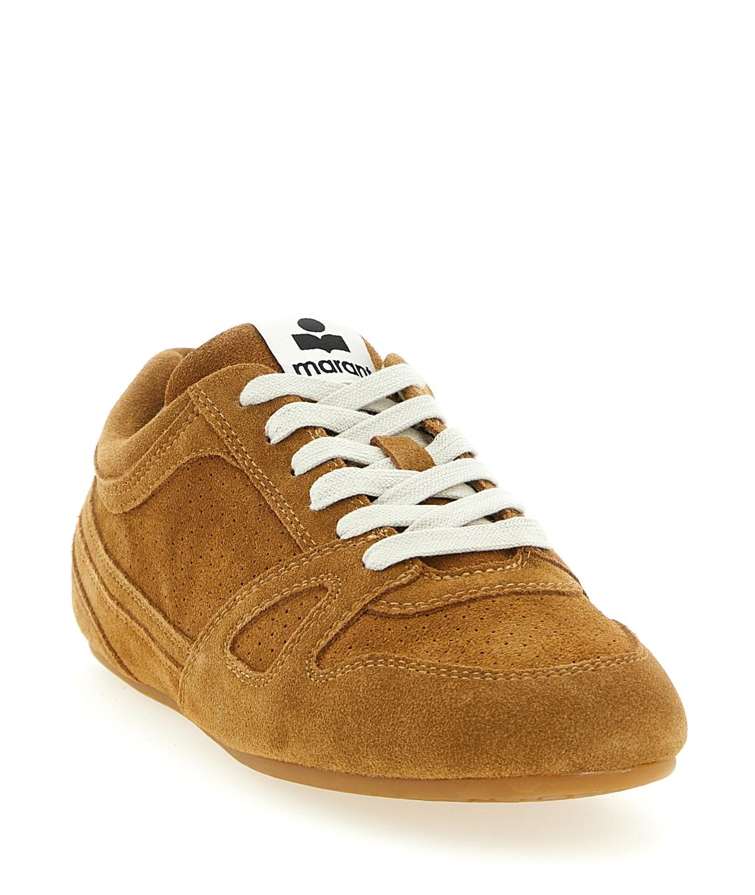 ISABEL MARANT Коричневые замшевые кеды, фото 2