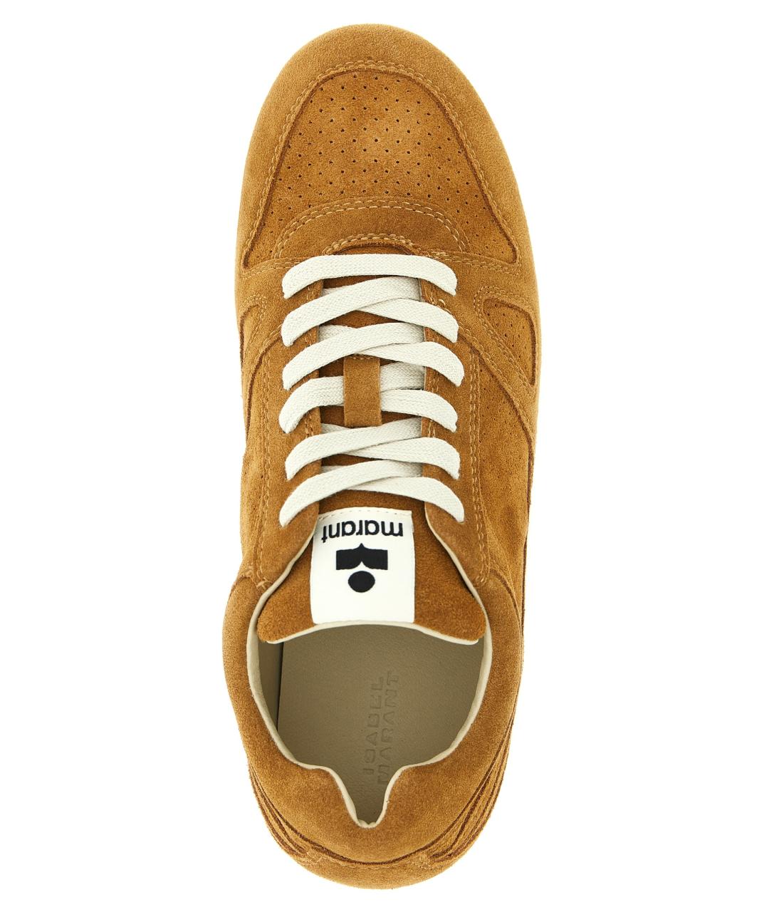 ISABEL MARANT Коричневые замшевые кеды, фото 4