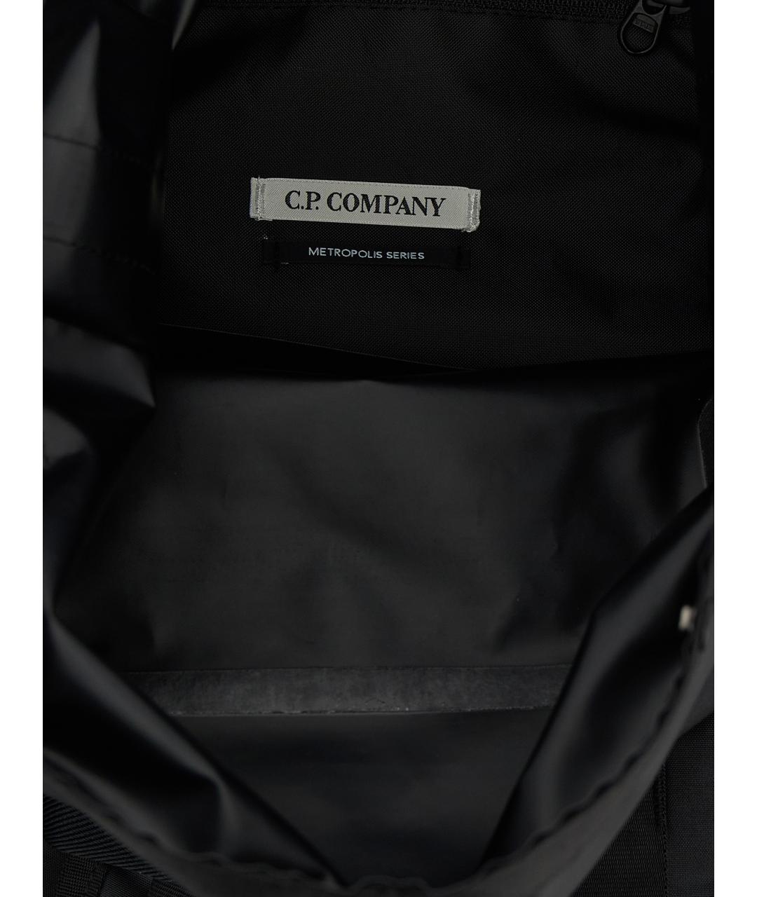 CP COMPANY Черный синтетический рюкзак, фото 4