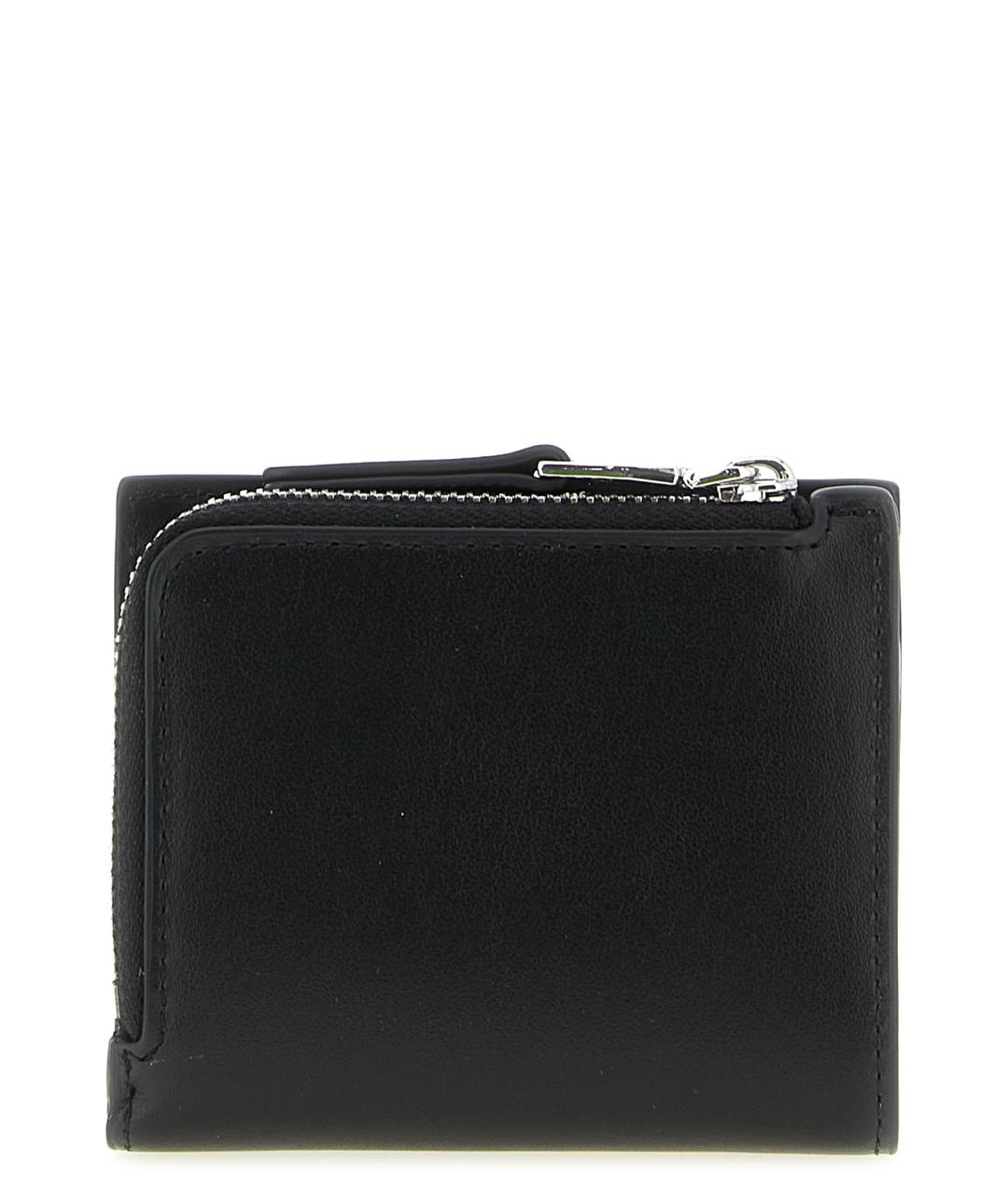DIESEL Черный кожаный кошелек, фото 2