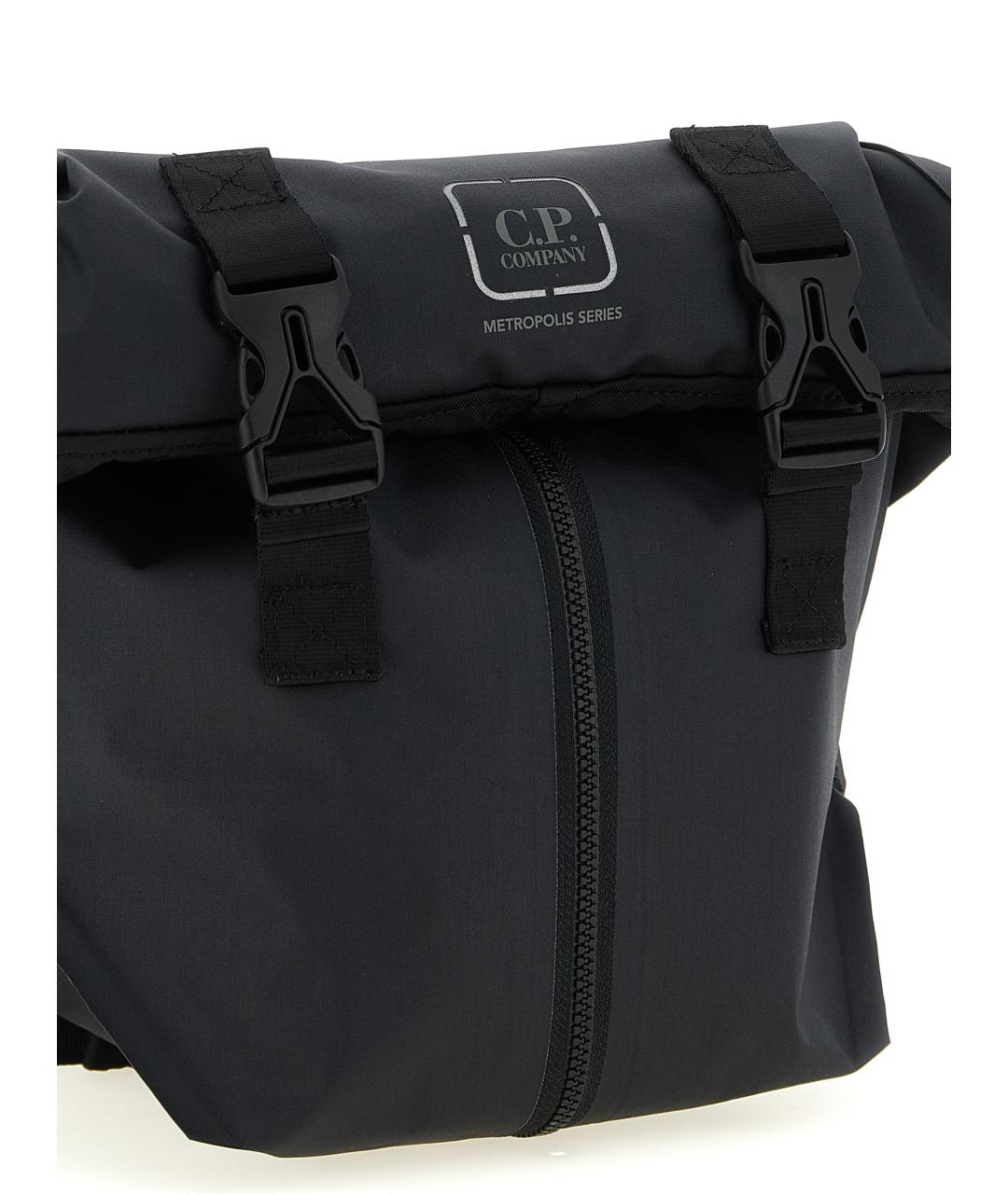 CP COMPANY Черный синтетический рюкзак, фото 3