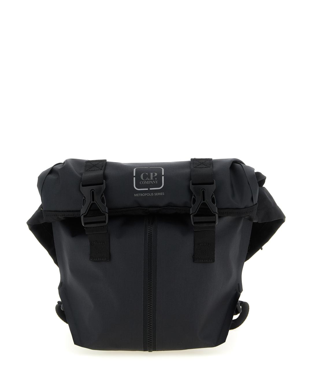 CP COMPANY Черный синтетический рюкзак, фото 1