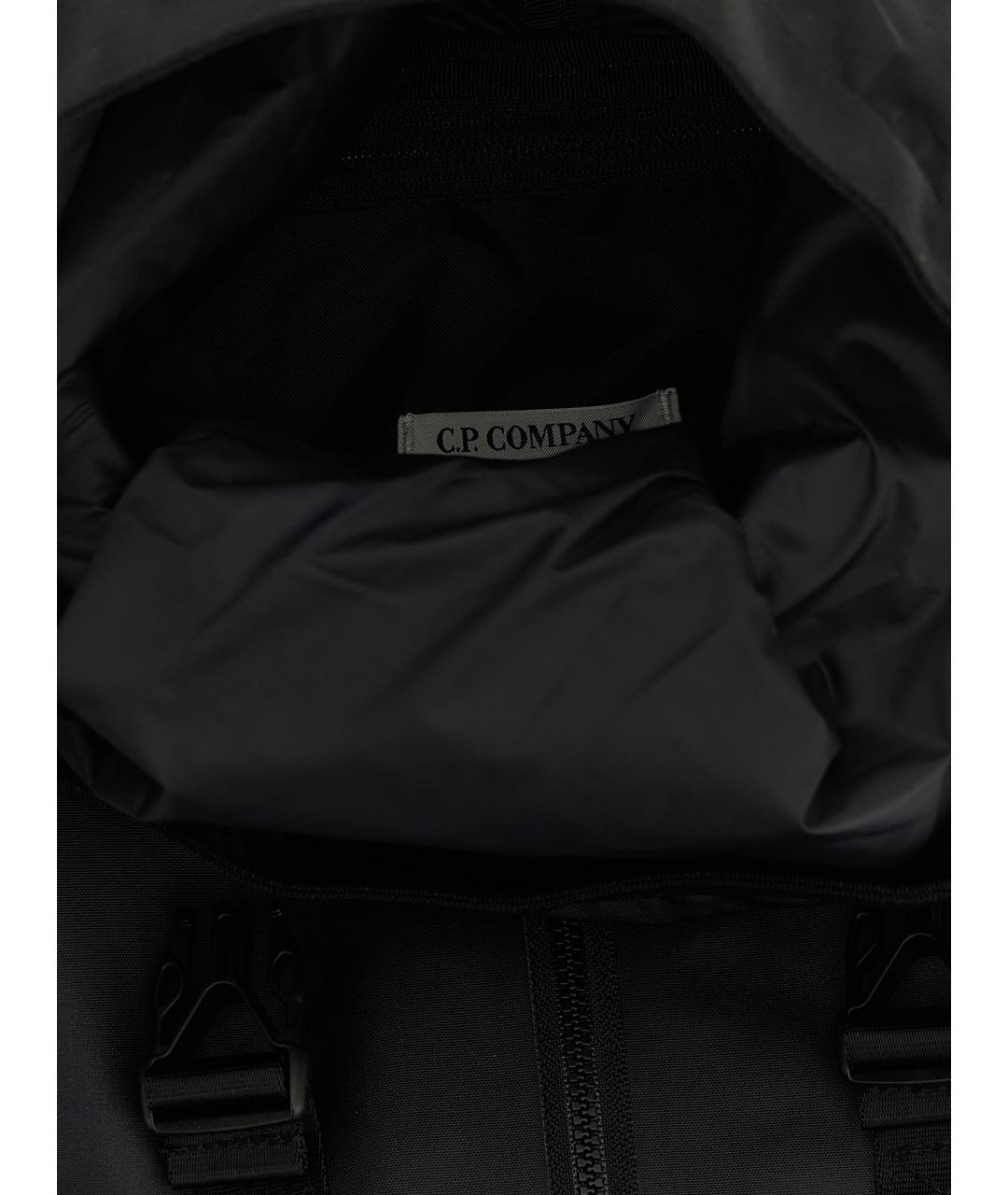 CP COMPANY Черный синтетический рюкзак, фото 4
