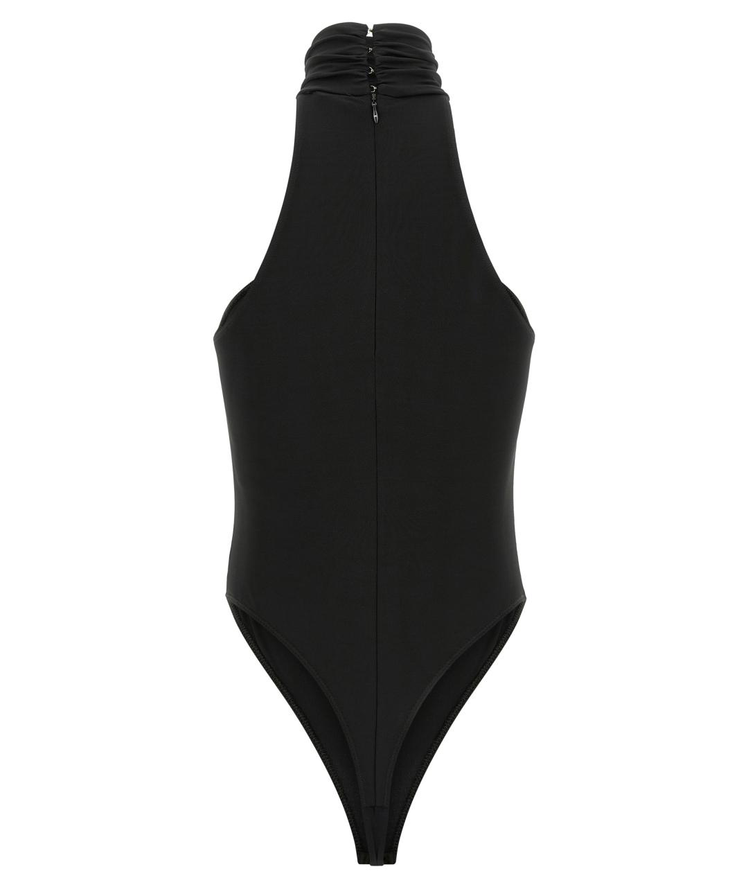 ELISABETTA FRANCHI Черное вискозное боди, фото 2