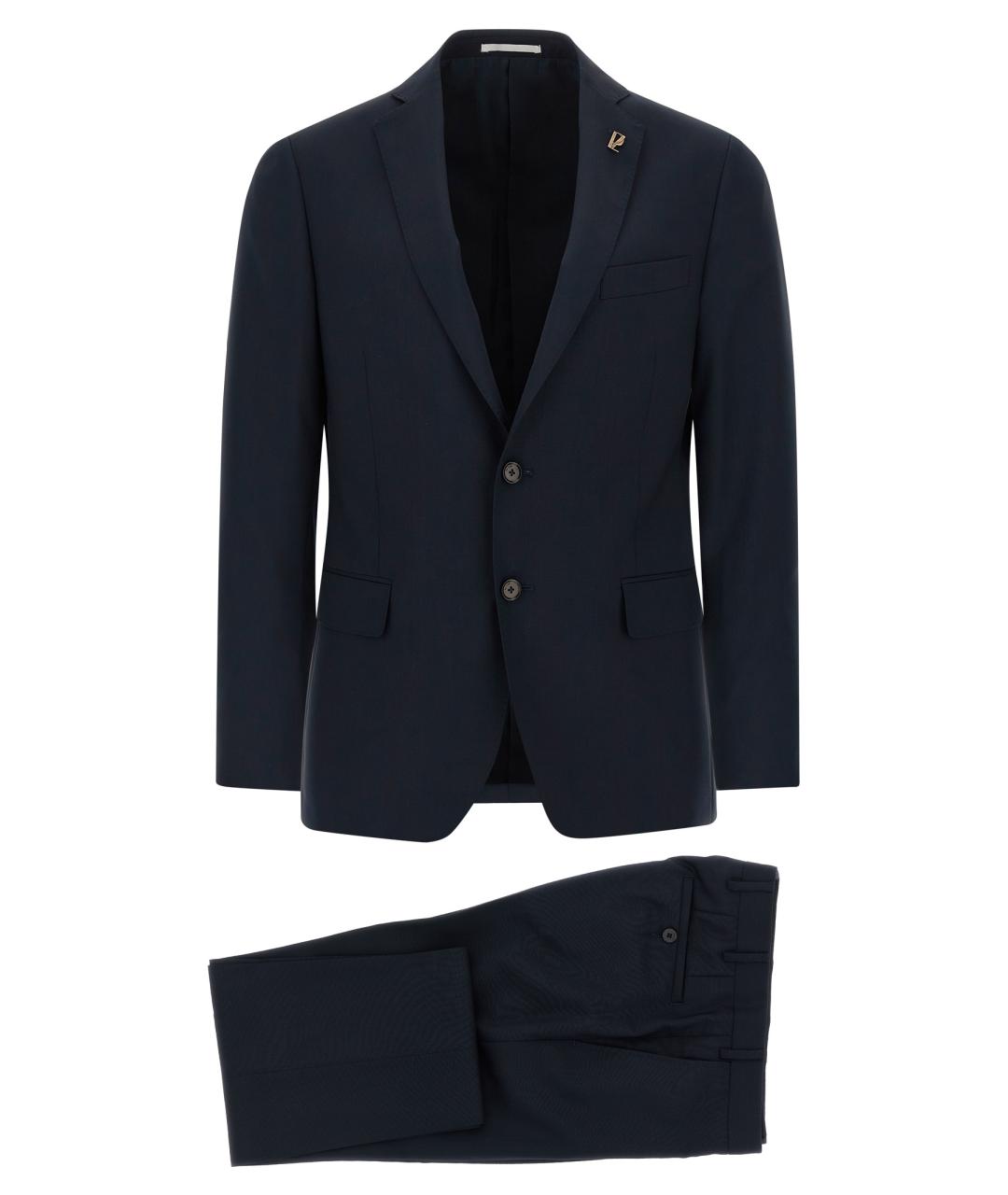 PAL ZILERI Темно-синий классический костюм, фото 1