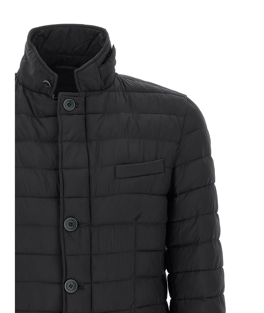 HERNO Темно-синий полиамидовый пуховик, фото 3