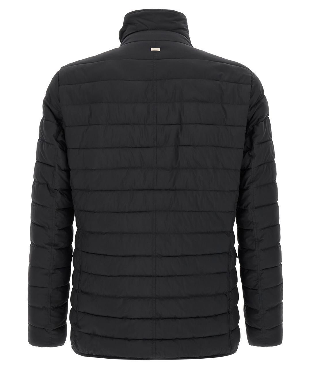 HERNO Темно-синий полиамидовый пуховик, фото 2