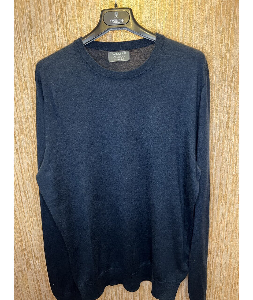 LORO PIANA Темно-синий кашемировый джемпер / свитер, фото 7