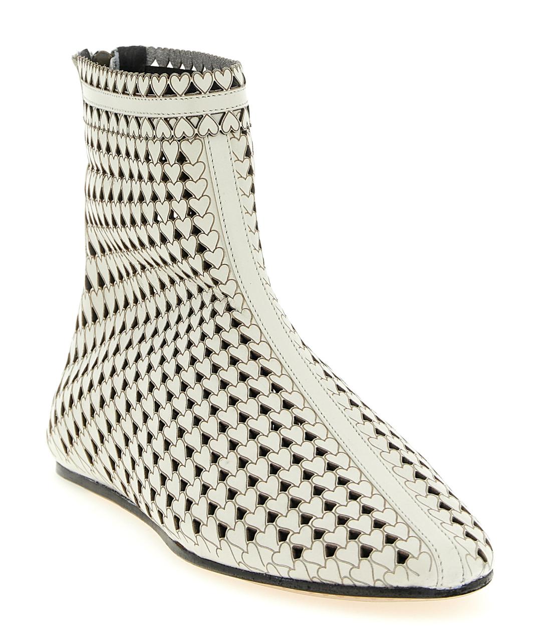 ISABEL MARANT Бежевые кожаные ботинки, фото 2