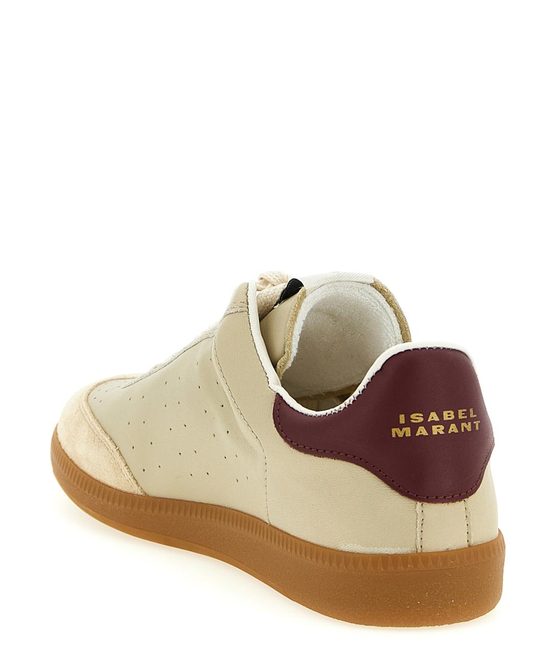 ISABEL MARANT Бежевые замшевые кеды, фото 3