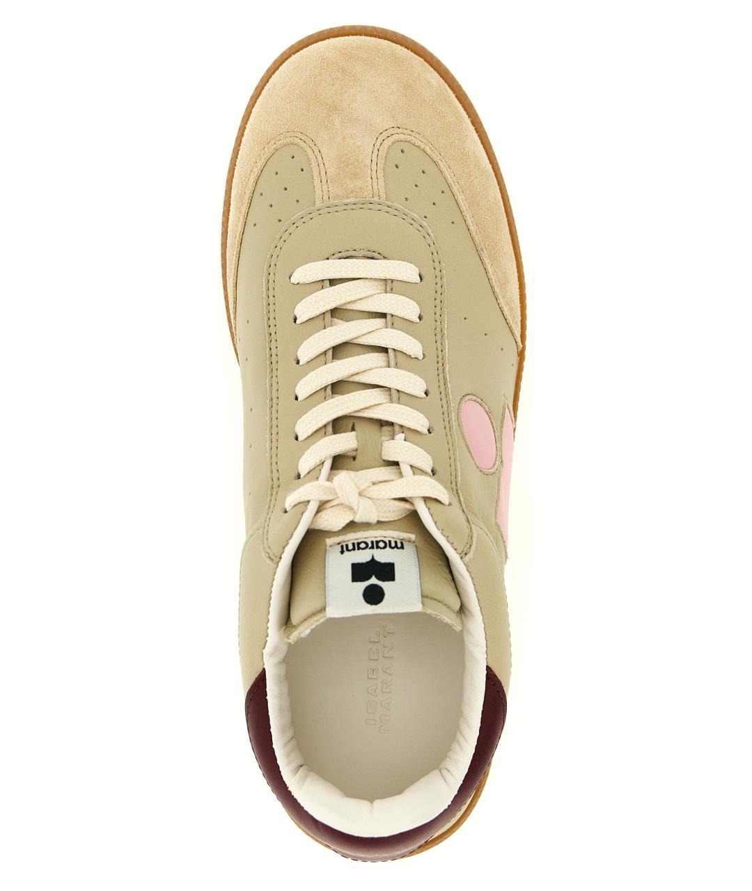 ISABEL MARANT Бежевые замшевые кеды, фото 4