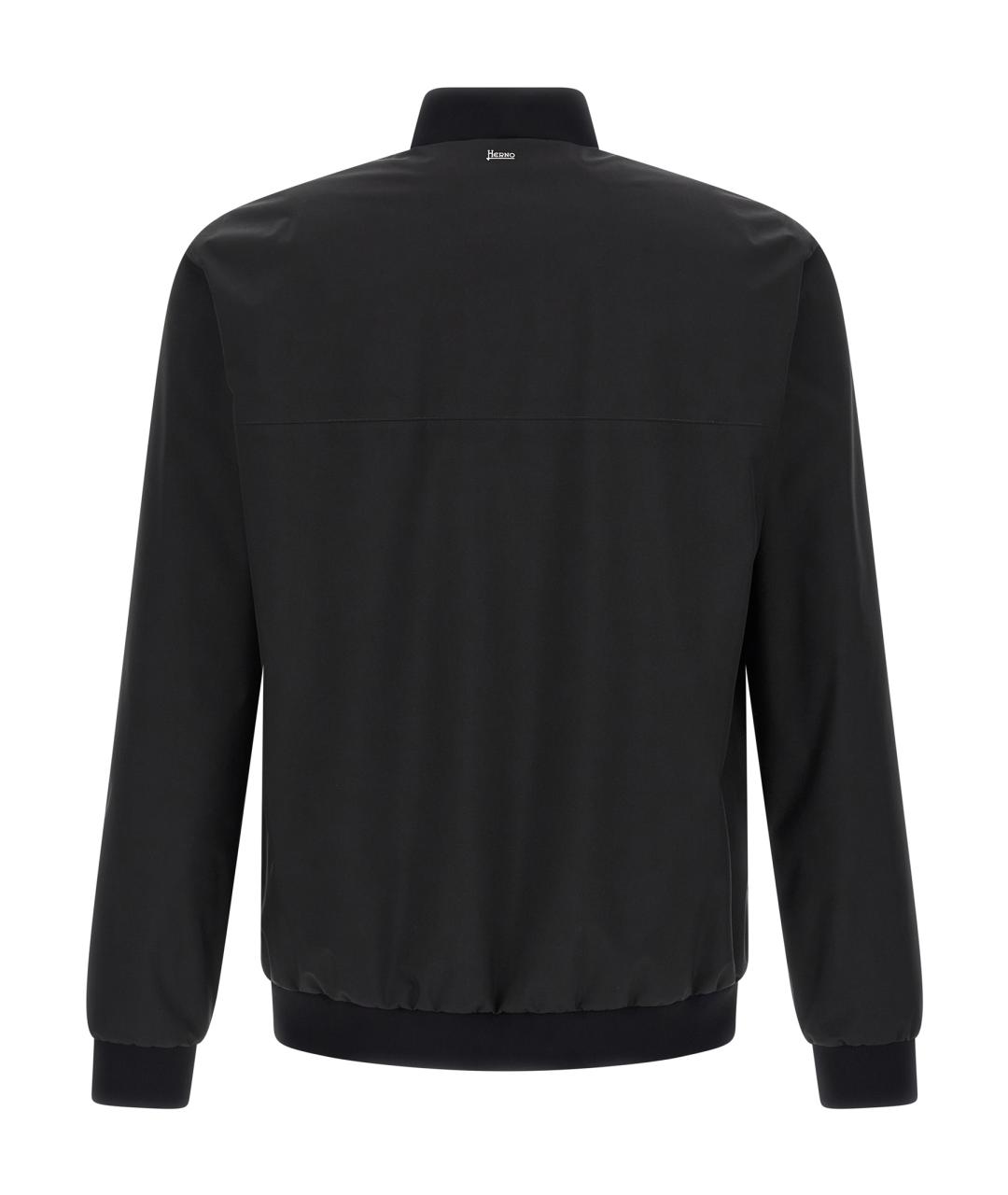 HERNO Черная полиэстеровая куртка, фото 2