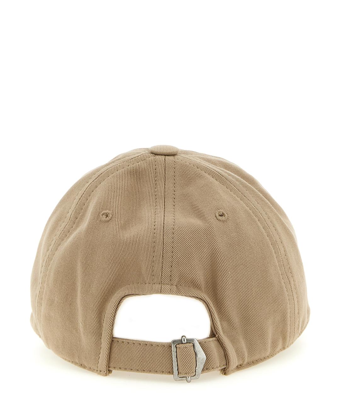 ISABEL MARANT Бежевая хлопковая кепка, фото 3