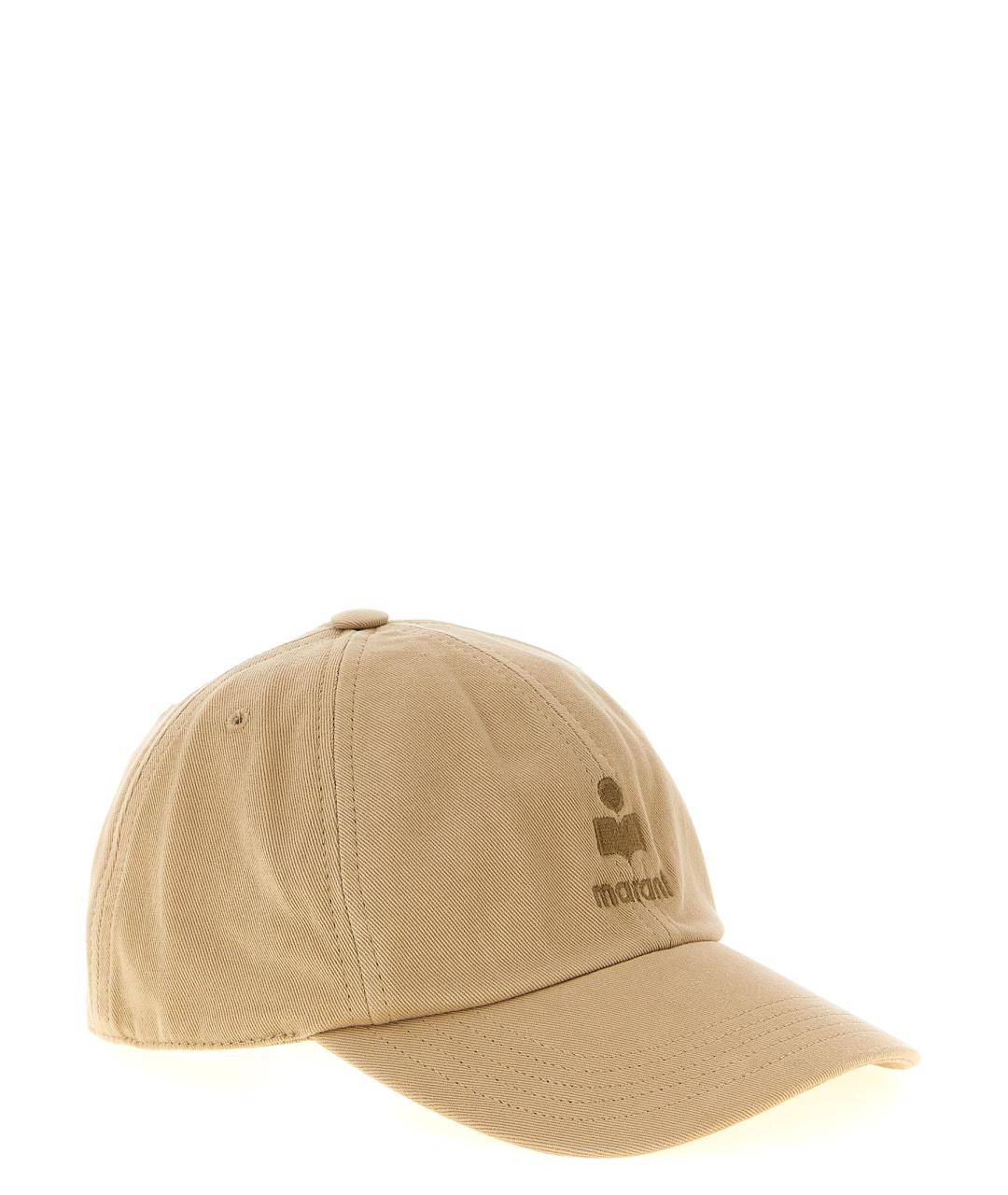ISABEL MARANT Бежевая хлопковая кепка, фото 2