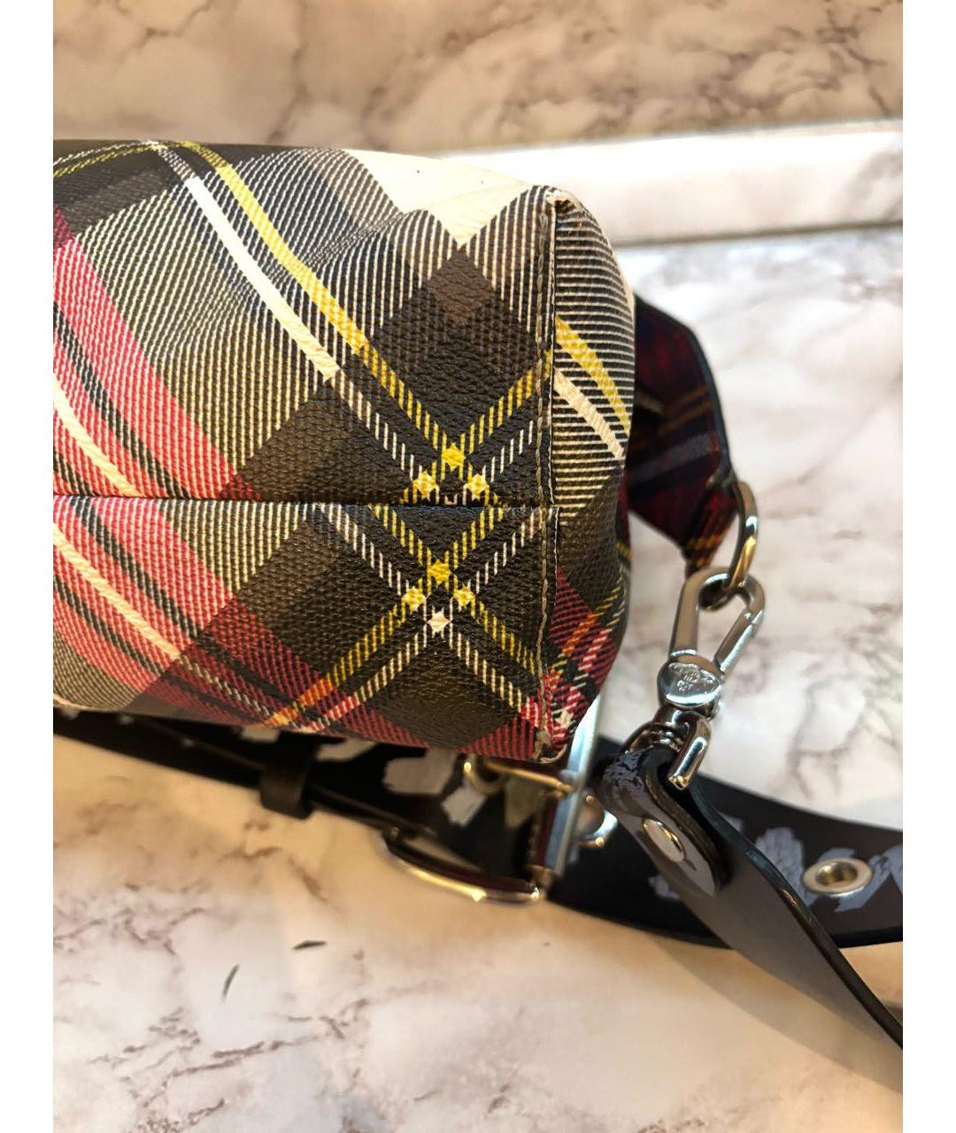 VIVIENNE WESTWOOD Мульти кожаная сумка через плечо, фото 5