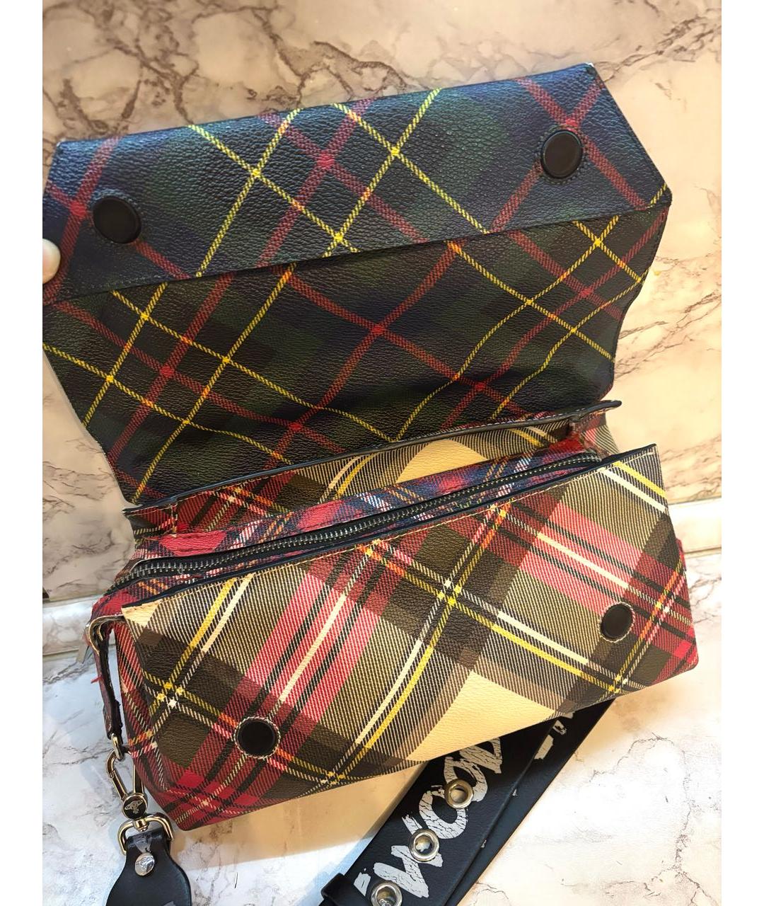 VIVIENNE WESTWOOD Мульти кожаная сумка через плечо, фото 6