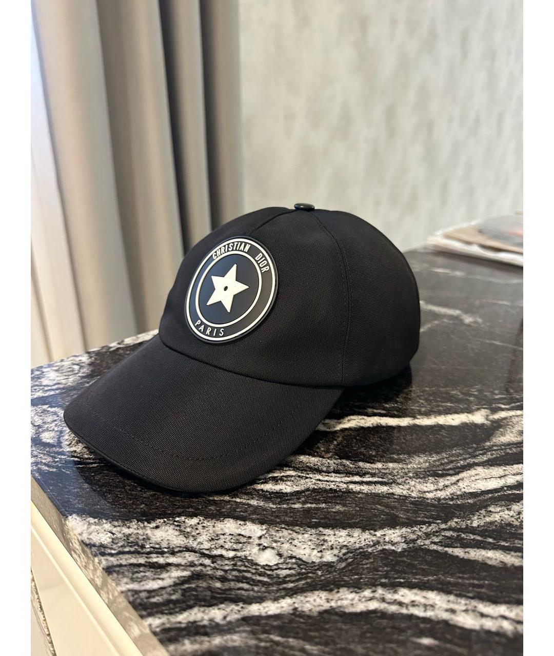 CHRISTIAN DIOR Черная хлопковая кепка/бейсболка, фото 6