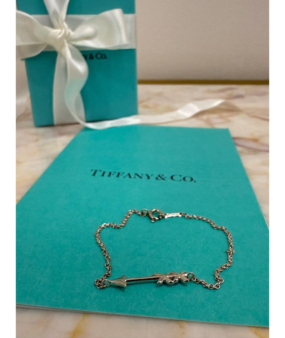 TIFFANY&CO Белый серебряный браслет, фото 5