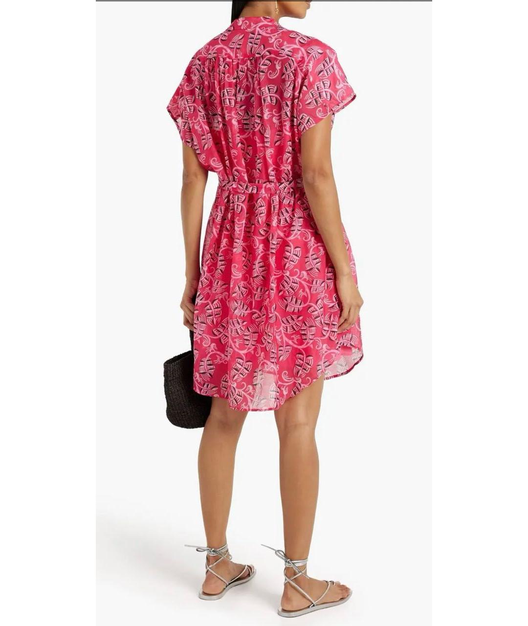 SALONI Розовое хлопковое повседневное платье, фото 3