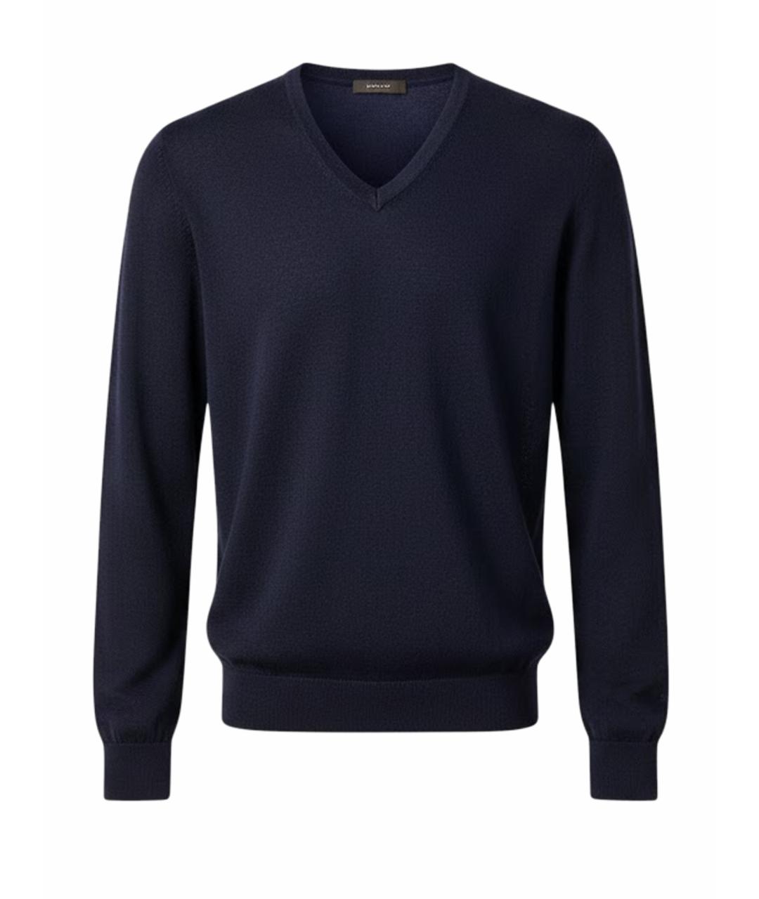 ZADIG & VOLTAIRE Темно-синий кашемировый джемпер / свитер, фото 1