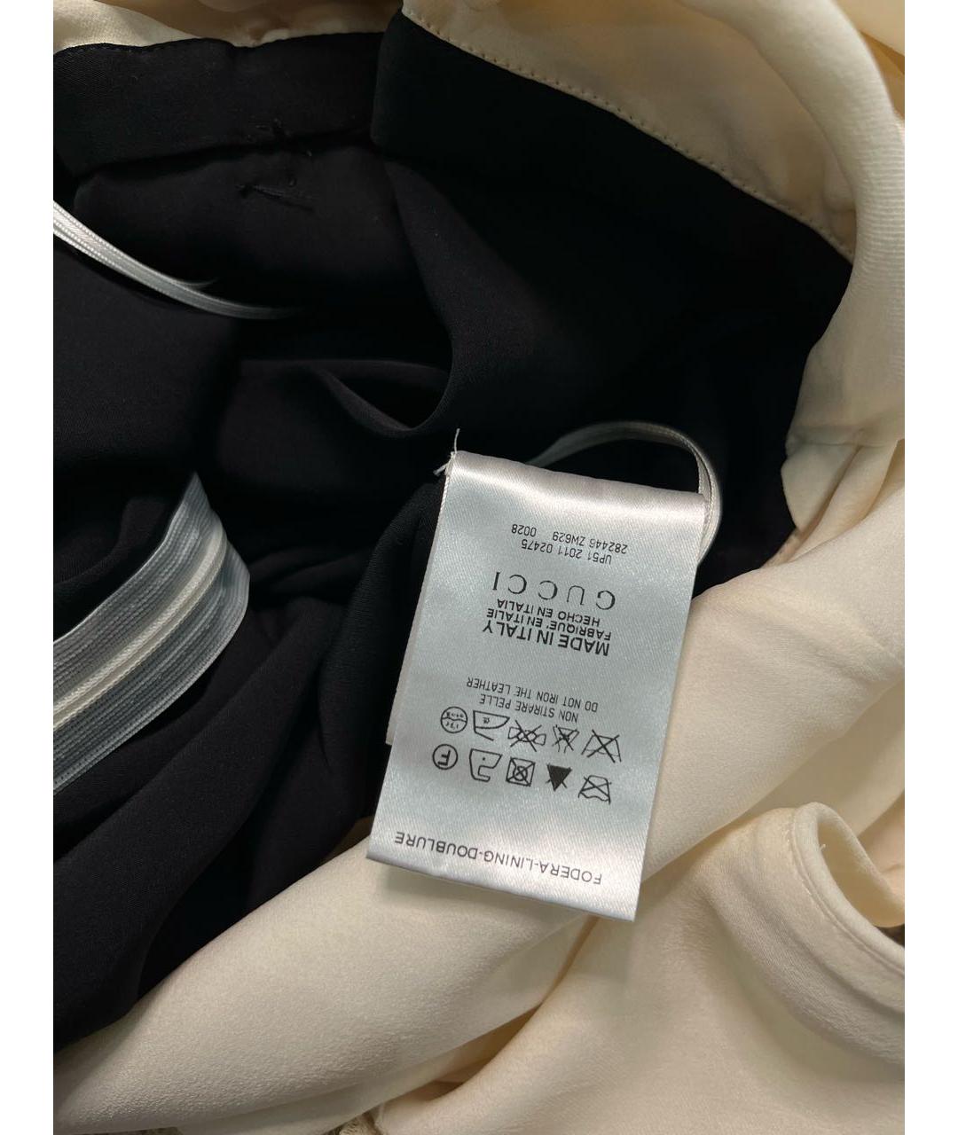 GUCCI Черное шелковое платье, фото 4