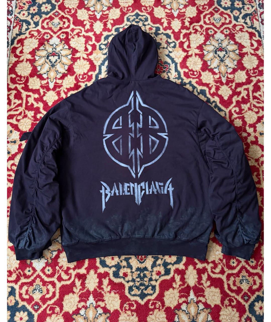 BALENCIAGA Черная куртка, фото 2