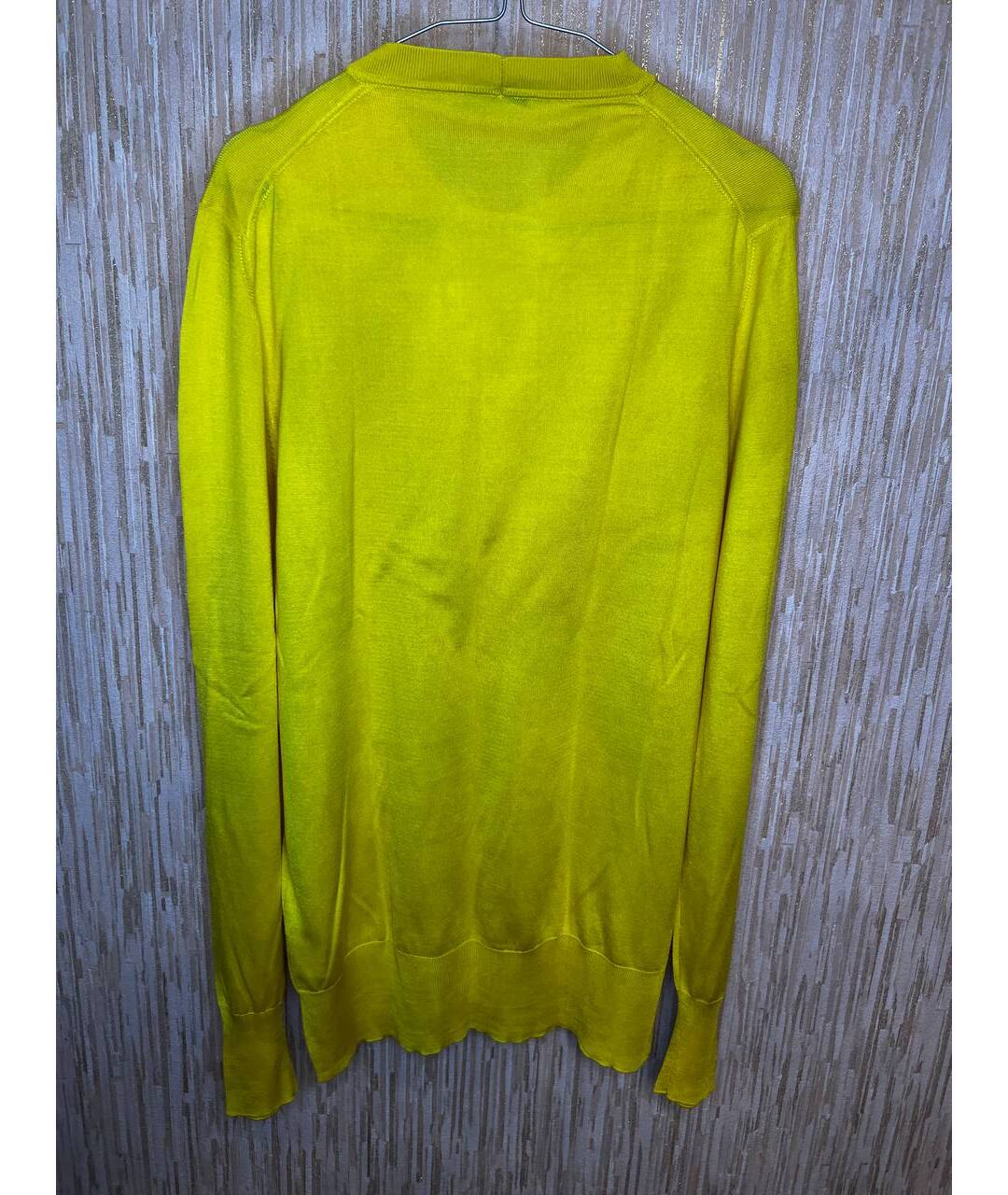 ICEBERG Желтый шелковый джемпер / свитер, фото 2