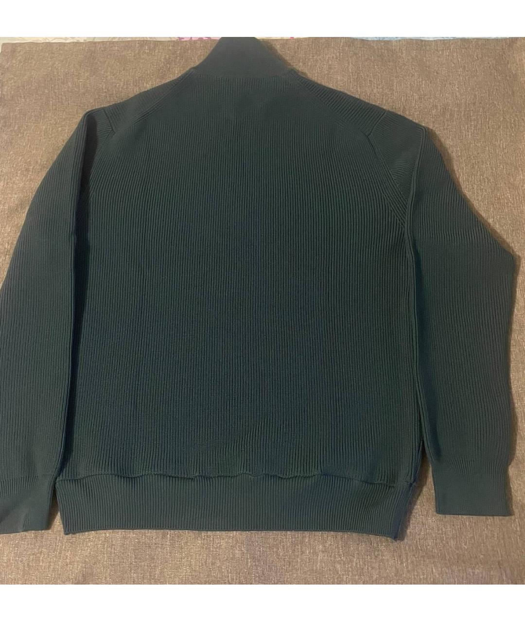 LORO PIANA Зеленый шерстяной джемпер / свитер, фото 7