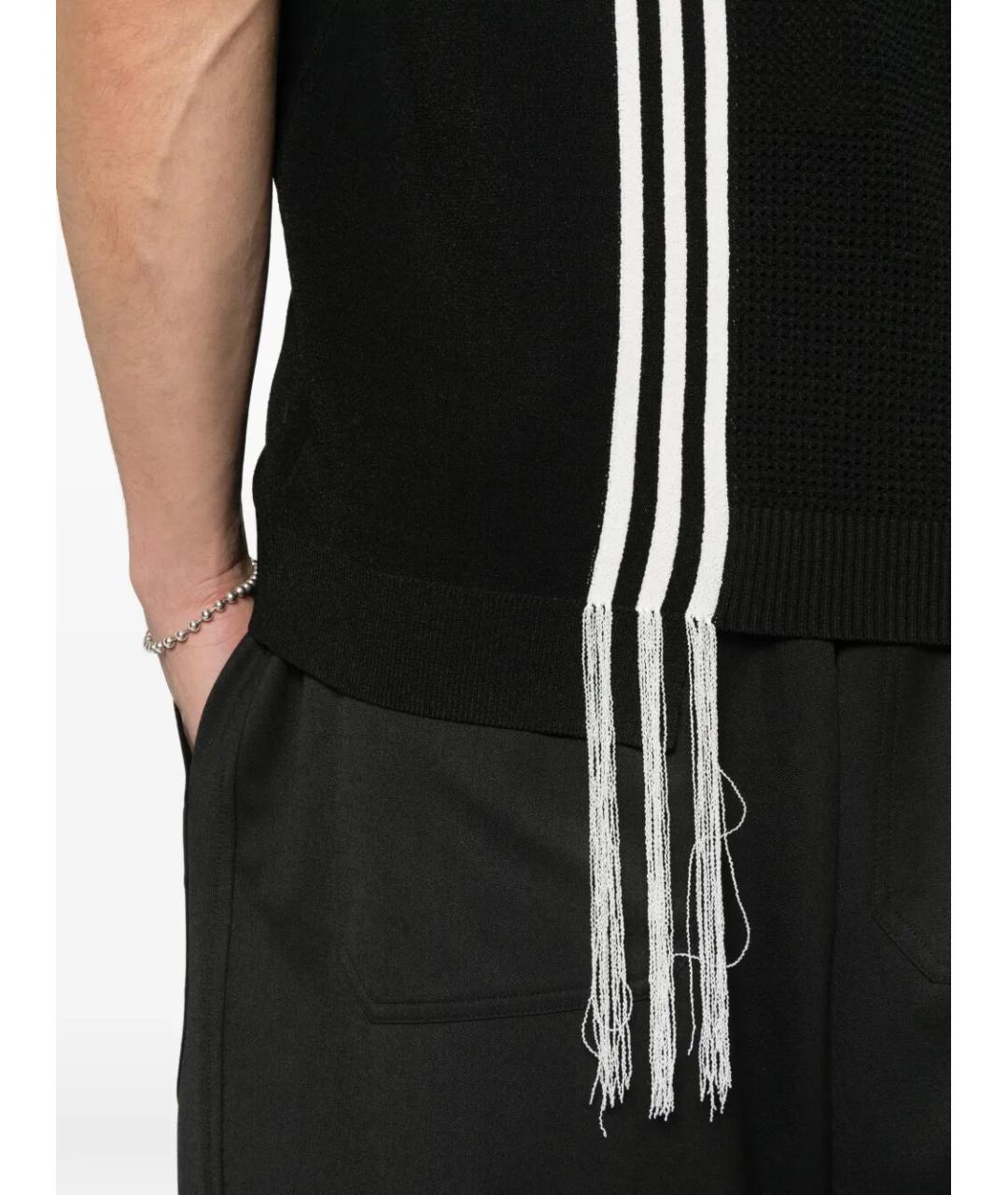 Y-3 Черная хлопковая жилетка, фото 5