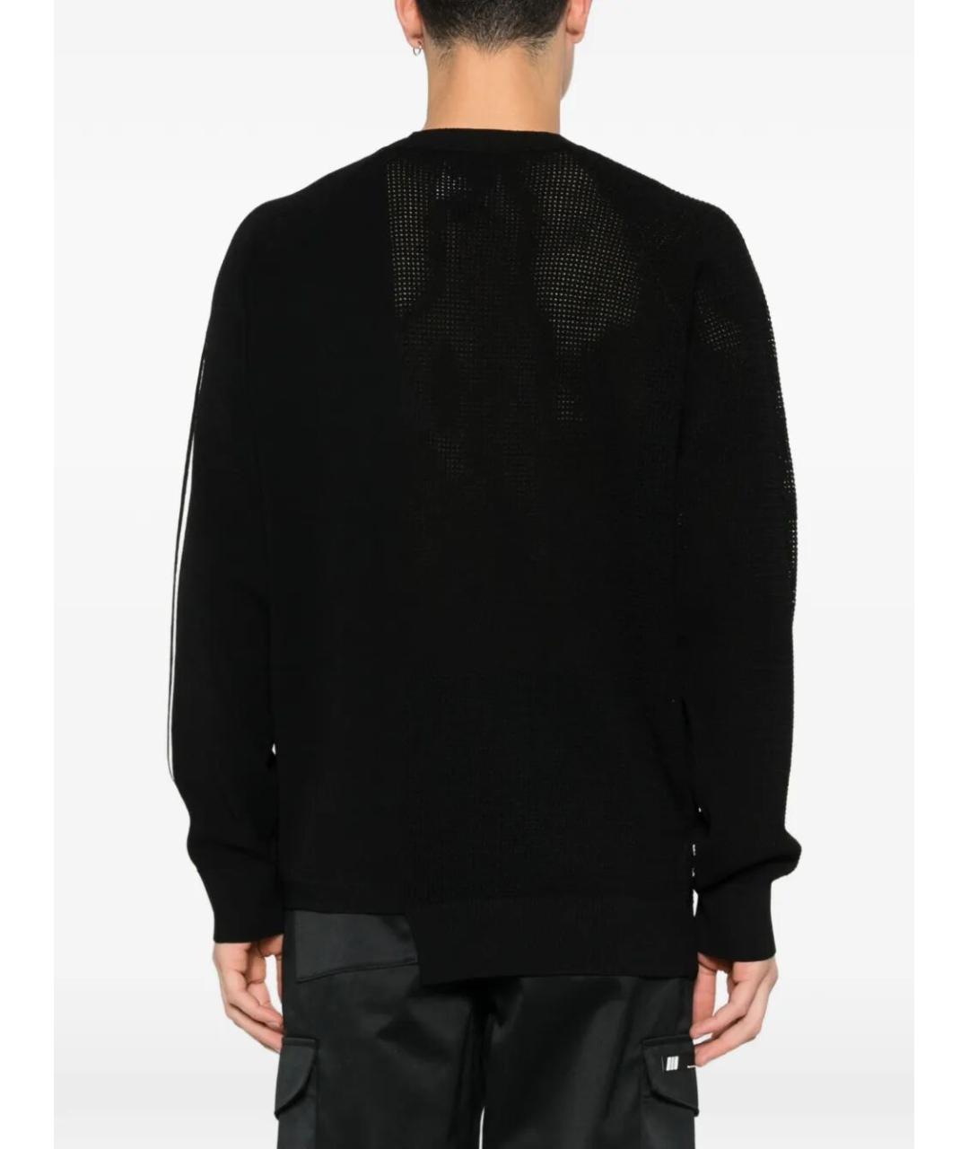 Y-3 Черный хлопковый джемпер / свитер, фото 3