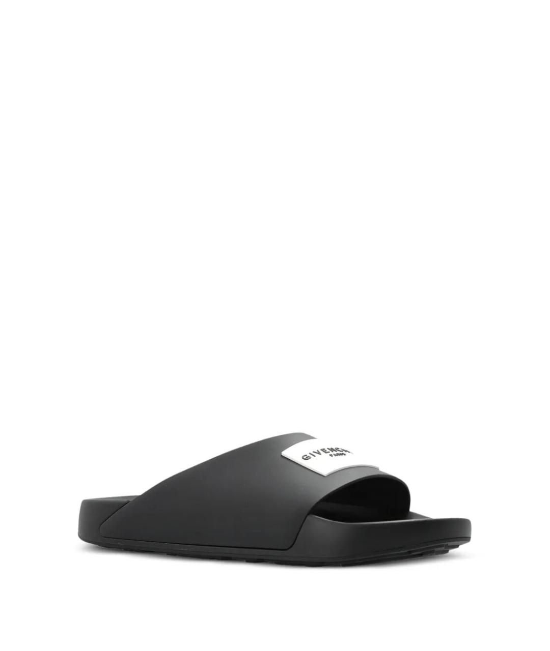 GIVENCHY Черные шлепанцы, фото 2