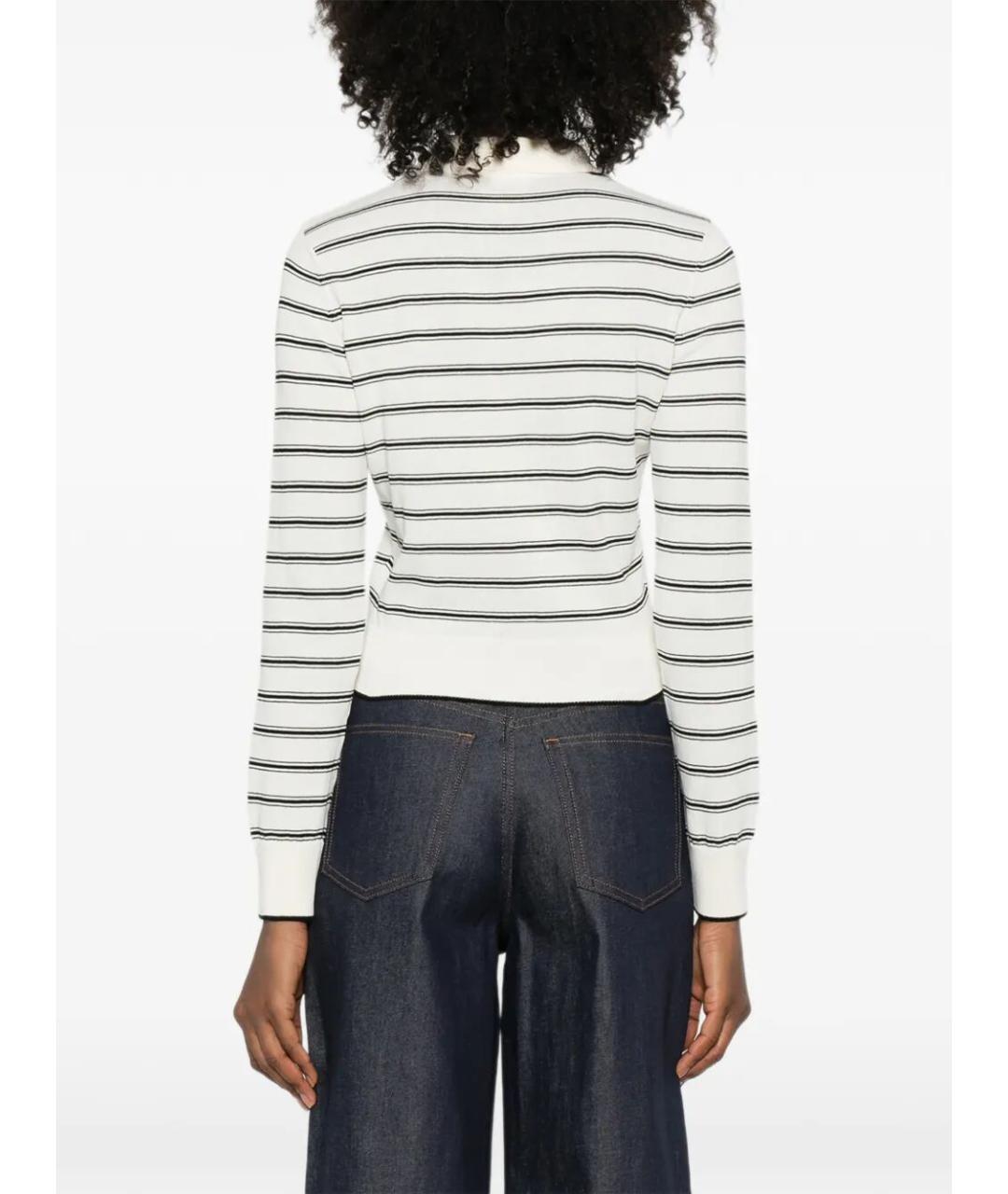 A.P.C. Белый хлопковый кардиган, фото 4