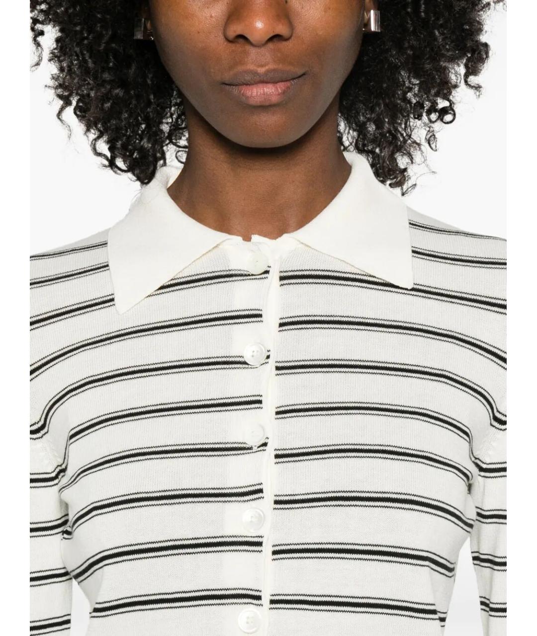 A.P.C. Белый хлопковый кардиган, фото 5