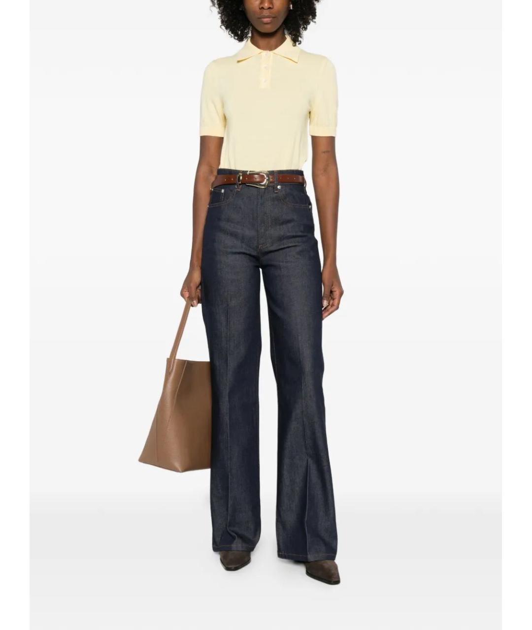 A.P.C. Желтый хлопковый джемпер / свитер, фото 2