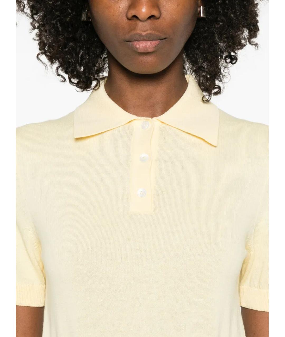 A.P.C. Желтый хлопковый джемпер / свитер, фото 3