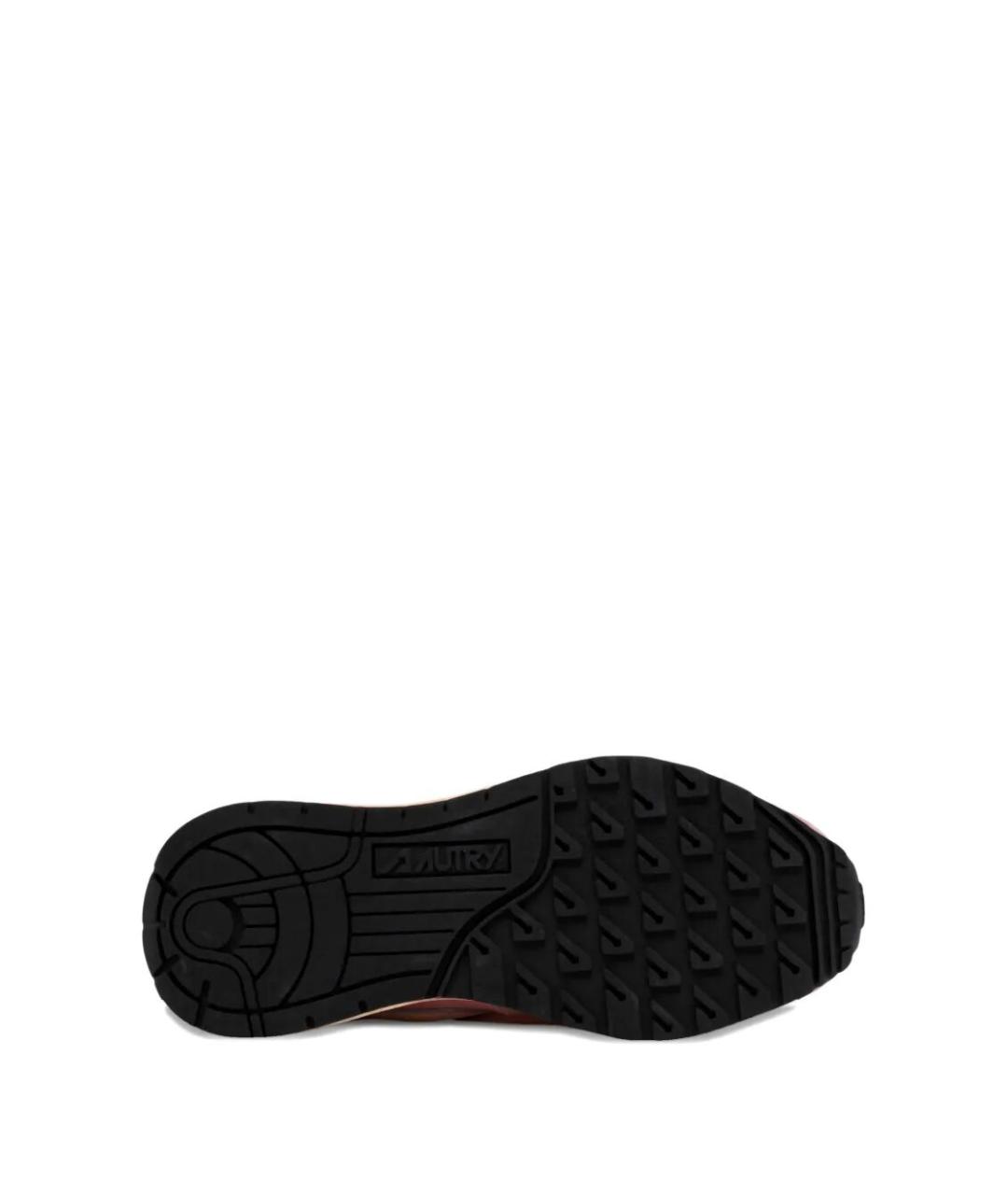 AUTRY Розовые кожаные кроссовки, фото 4