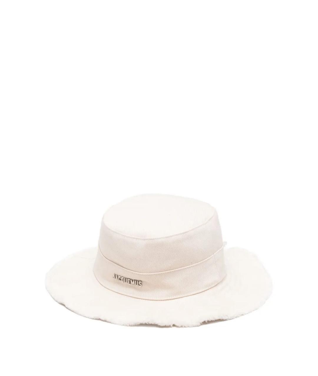 JACQUEMUS Белая панама, фото 1