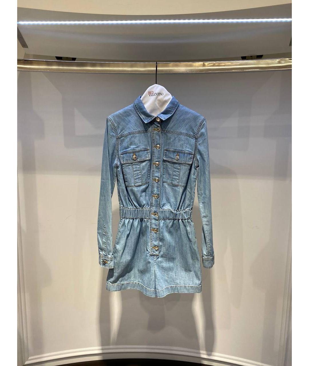 ALEXANDER TEREKHOV Голубой деним комбинезон, фото 4