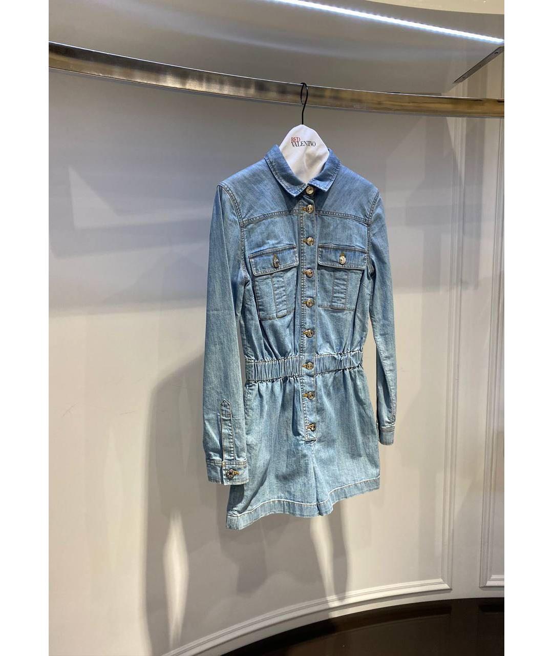 ALEXANDER TEREKHOV Голубой деним комбинезон, фото 3