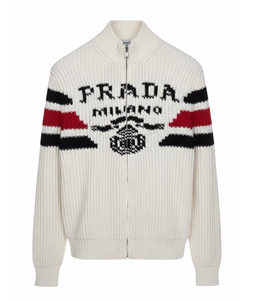 PRADA Бежевый кашемировый джемпер / свитер, фото 1