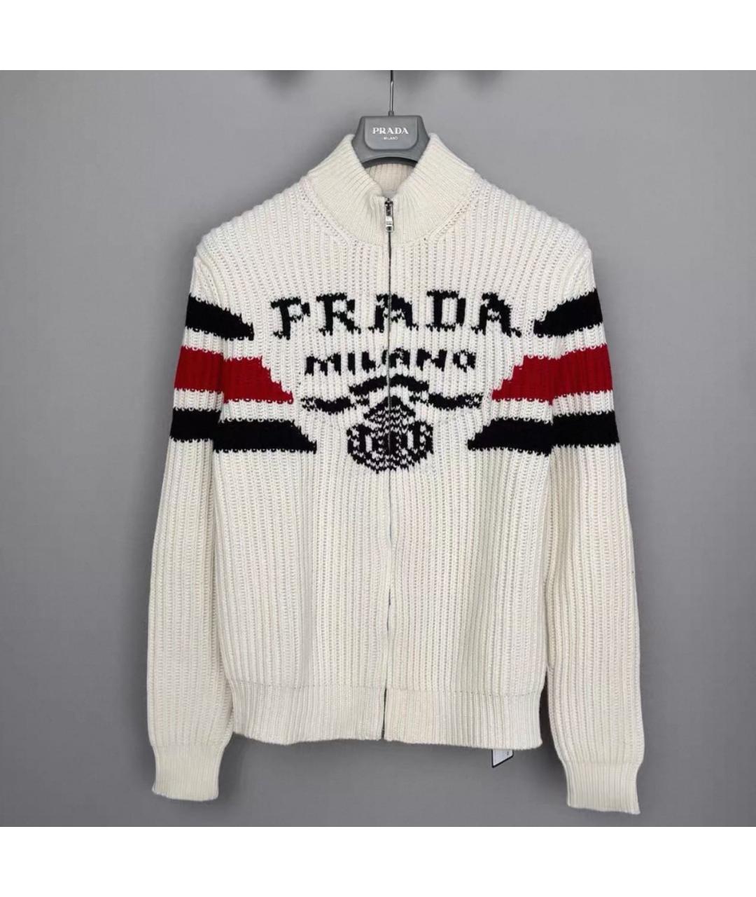 PRADA Бежевый кашемировый джемпер / свитер, фото 8