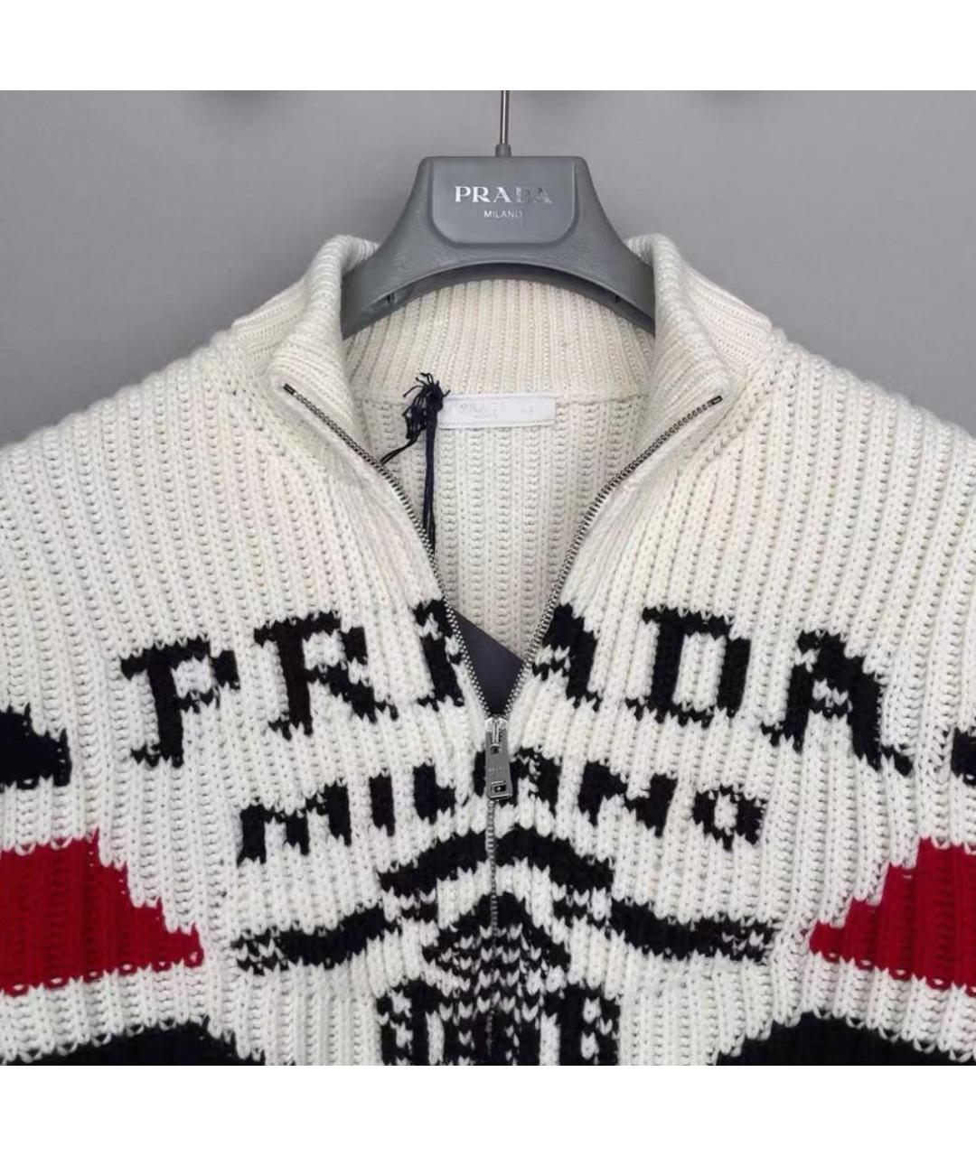 PRADA Бежевый кашемировый джемпер / свитер, фото 3