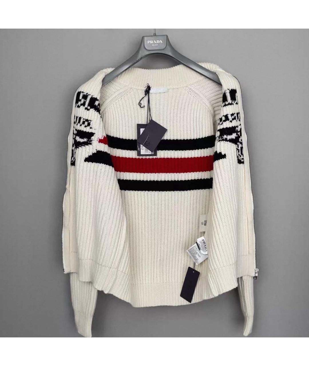 PRADA Бежевый кашемировый джемпер / свитер, фото 4
