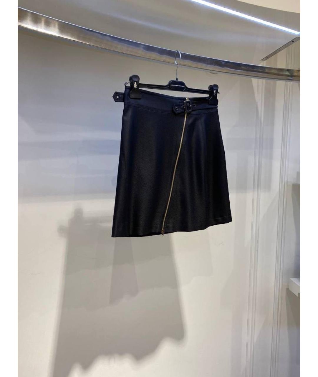 ALEXANDER TEREKHOV Черная юбка мини, фото 3