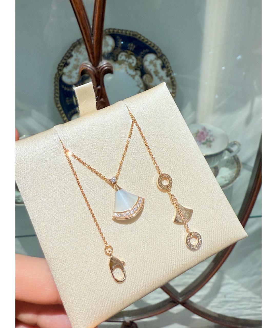 BVLGARI Золотое колье из розового золота, фото 5