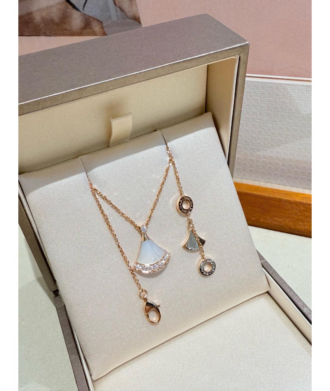 BVLGARI Золотое колье из розового золота, фото 3