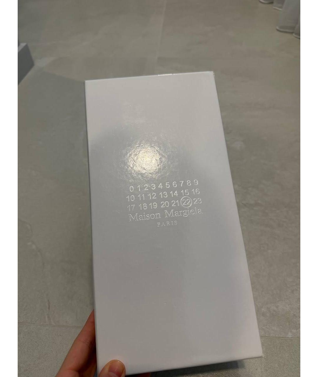 MAISON MARGIELA Черные кожаные балетки, фото 6