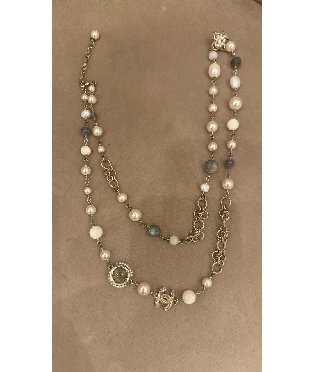 CHANEL Мульти жемчужное колье, фото 5