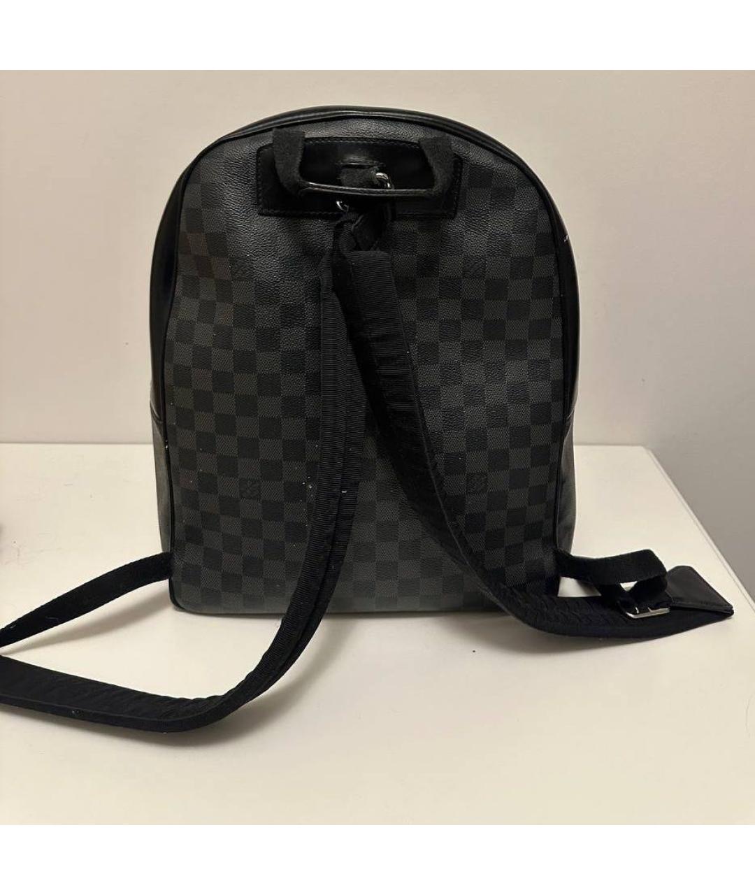 LOUIS VUITTON Антрацитовый рюкзак, фото 2